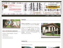 Tablet Screenshot of maderasgarmendia.com